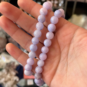 Lavender jade bracelet