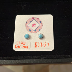 Larimar earrings s925