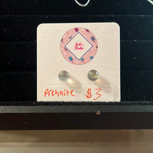 Prehnite earrings s925