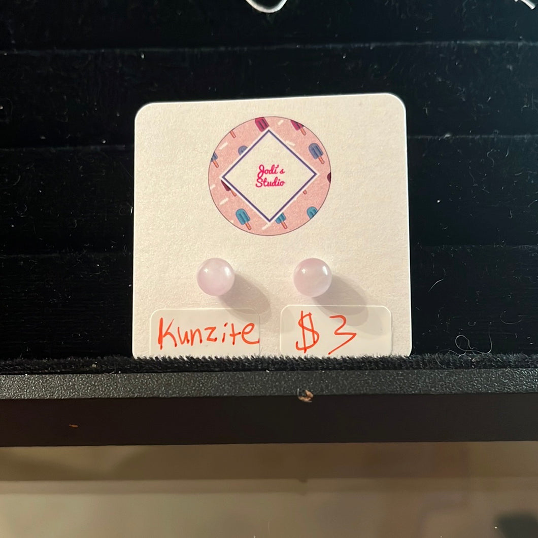Kunzite earrings s925