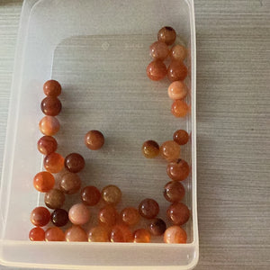 Mini carnelian spheres